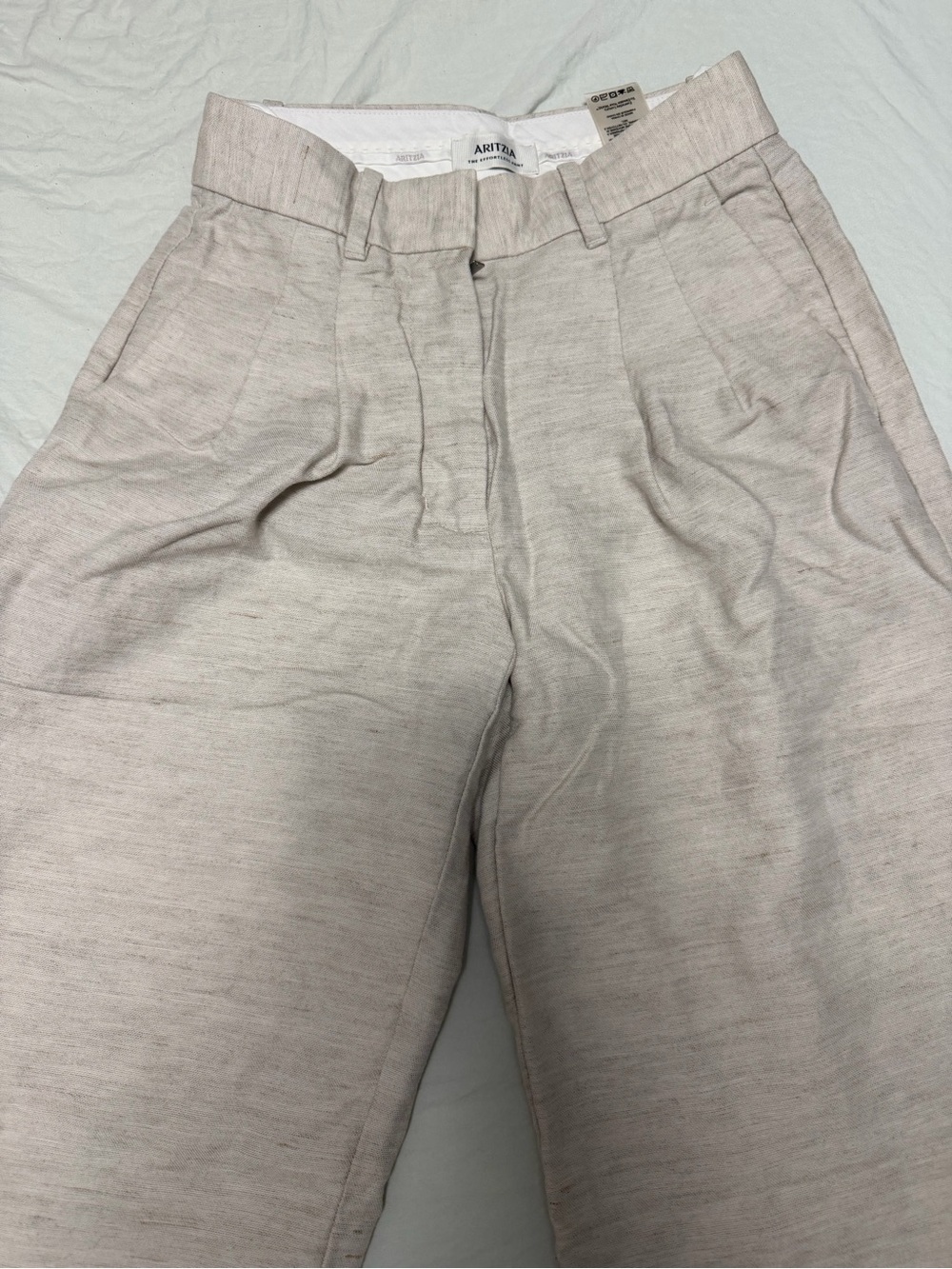 Aritzia Light Taupe trousers